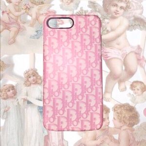 Dior Pink Iconic Design Phone Case